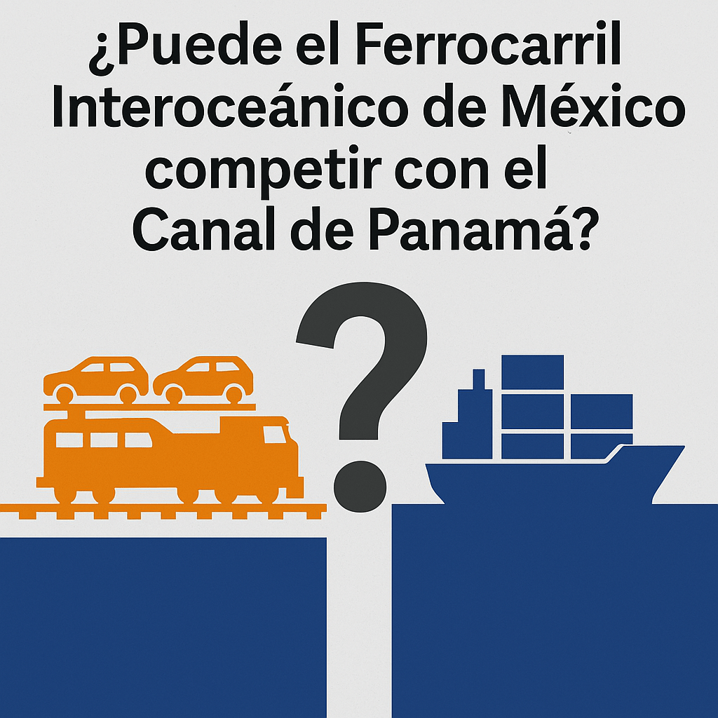 ¿Puede el Ferrocarril Interoceánico de México competir con el Canal de Panamá?