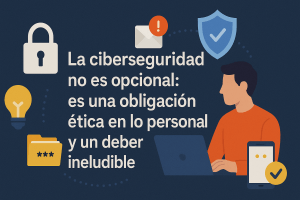 La ciberseguridad no es opcional: es una responsabilidad profesional, social y&nbsp;personal