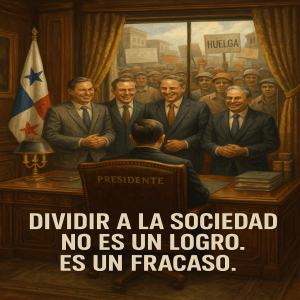 Cuando un presidente divide, el país&nbsp;retrocede