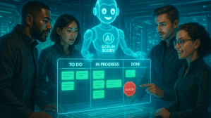 El nuevo miembro del equipo: AI Scrum Buddy en el&nbsp;sprint.