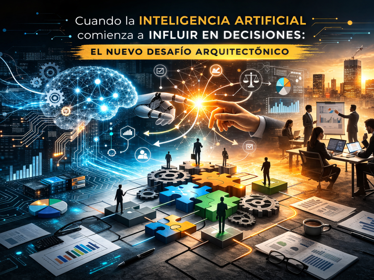 Cuando la inteligencia artificial comienza a influir en decisiones: el nuevo desafío&nbsp;arquitectónico