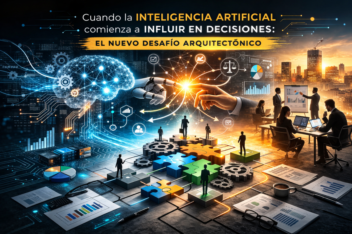 Cuando la inteligencia artificial comienza a influir en decisiones: el nuevo desafío&nbsp;arquitectónico